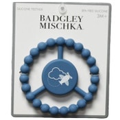 Wholesale - 1pc Silicone Peace Teether - Blue Airplane Print C/P 100, UPC: 195010123051